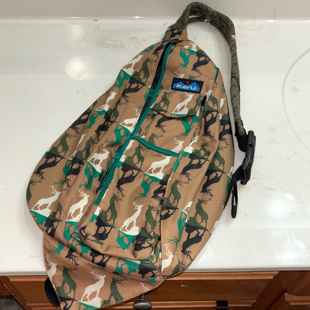 Like new Kavu deer print bag
